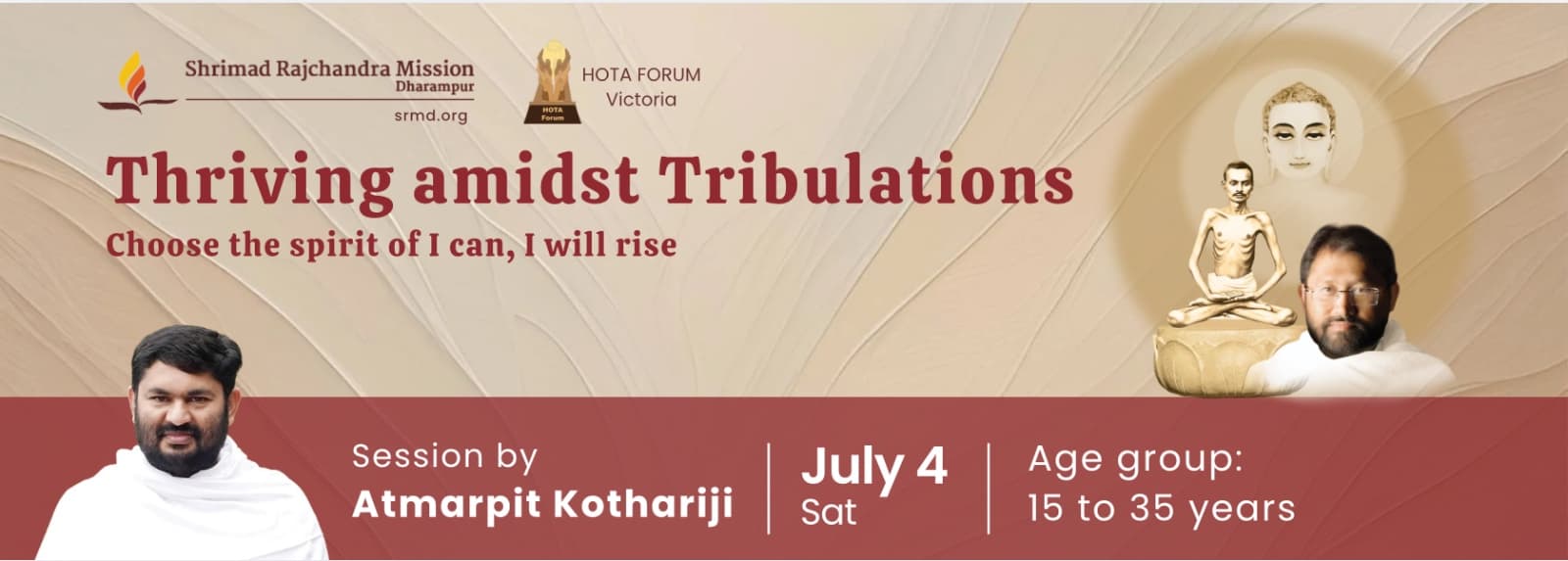 Thriving amidst Tribulations Banner